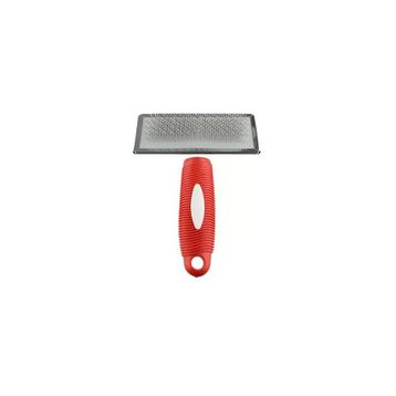 Zampa Medium 16x9 cm Kırmızı Kedi ve Köpek Bakım Fırçası
