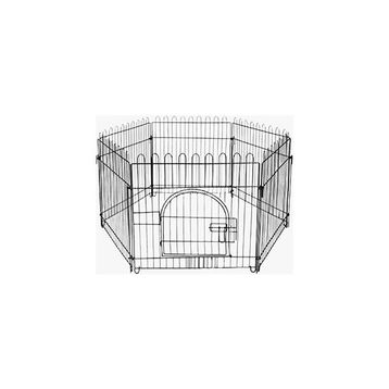 Zampa Metal 75x70 cm Siyah Köpek Çiti
