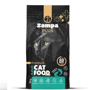 Zampa Plus 15 kg Yetişkin Kediler İçin Tavuk Etli Premium Kuru Mama