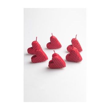 Zarias's Kutulu Kalp Tealight 6'lı Balmumu