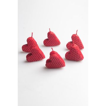 Zarias's Kutulu Kalp Tealight 6'lı Balmumu