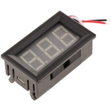 Zauss Dc 0-30 V 3 Kablolu Kırmızı 0.56 Led Dijital Panel Voltmetre