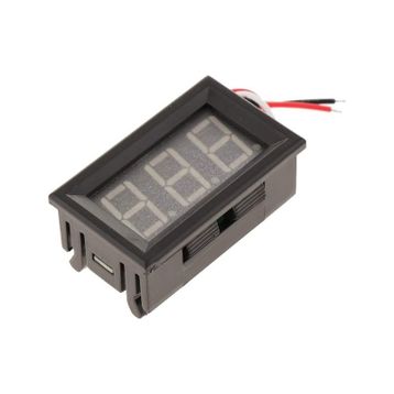 Zauss Dc 0-30 V 3 Kablolu Kırmızı 0.56 Led Dijital Panel Voltmetre