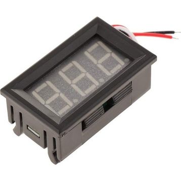 Zauss Dc 0-30 V 3 Kablolu Kırmızı 0.56 Led Dijital Panel Voltmetre