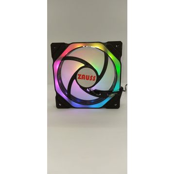 Zauss ZX-400 İçi Dışı Hareketli Sekizgen 3 Renk Hareketli Rgb 12 cm Fanı 0.3A Kasa Mining Fanı