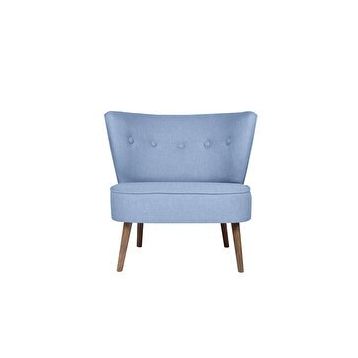 Ze10 Design Bienville Indigo Mavi Tekli Koltuk