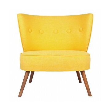 Ze10 Design Bienville Sarı Tekli Koltuk