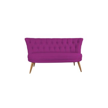 Ze10 Design Richland Loveseat Mor İkili Kanepe