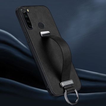 Zebana Xiaomi Redmi Note 8 Siyah Classic Deri Kılıf