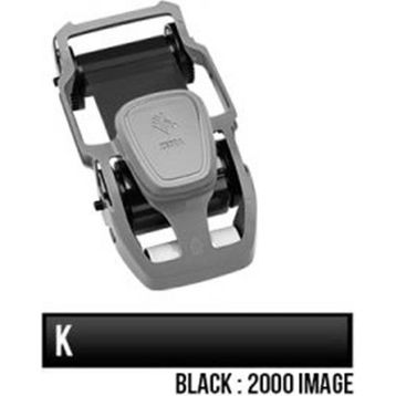 Zebra 800300-301 ZC100-ZC300 Uyumlu Tek Yüz 2000 Baskı Siyah Ribon