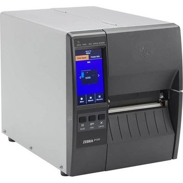 Zebra ZT231 ZT23142-T0E000FZ 203 DPI Termal Transfer USB + Seri + Ethernet Metal Kasa Ribonlu Kullanım Barkod Yazıcı