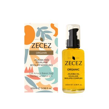 Zecez 100 ml Organik Jojoba Yağı