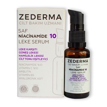 Zederma 30 ml Saf Niacinamide %10 Leke Karşıtı Bakım Serumu