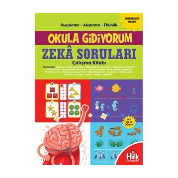 Zeka Soruları Çalışma Kitabı-Okula Gidiyorum-Kolektif