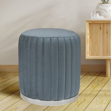 Zem Long Line Gri Silver Puf