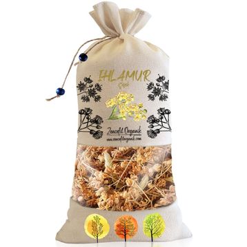 Zencefil Organik 140 gr Bez Torba Çiçek Karışık Ihlamur