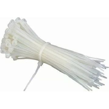 Zenith 3,6x370 mm Beyaz 100 Adet Kablo Bağı Plastik Cırt Kelepçe