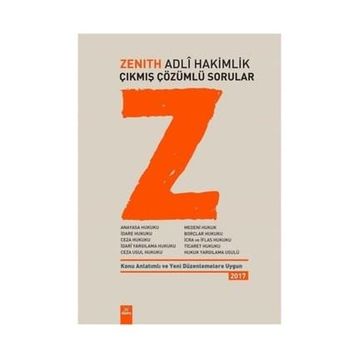 Zenith Adli Hakimlik Çıkmış Çözümlü Sorular - Kolektif