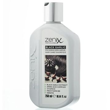 Zenix Professional 250 ml Siyah Sarımsak İçerikli Saç Bakım Şampuanı
