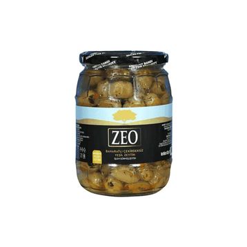 Zeo XS-2XS 400 gr Baharatlı Yeşil Zeytin