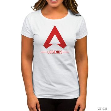 ZEPPLIN-Apex Legends T Shirt Merch Icon Beyaz Kadın Tişört