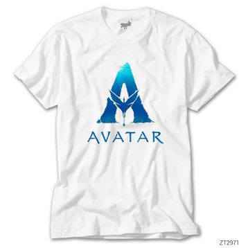 ZEPPLIN-Avatar 2 Logo Beyaz Kadın Tişört