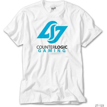 ZEPPLIN-CSGO Counter Logic Team Beyaz Kadın Tişört