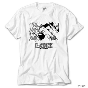 Zepplin Dr. Stone Team Beyaz Kadın T-shirt
