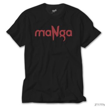 Zepplin Manga Siyah Kadın T-shirt