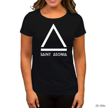 Zepplin Saint Asonia Siyah Kadın T-shirt