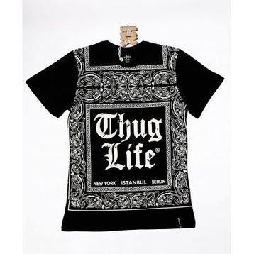 Zepplin Thug Life Siyah T-Shirt
