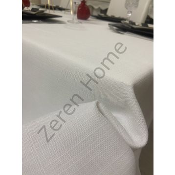 Zeren Home Kendinden Desenli Dertsiz 140 x 220 cm Masa Örtüsü