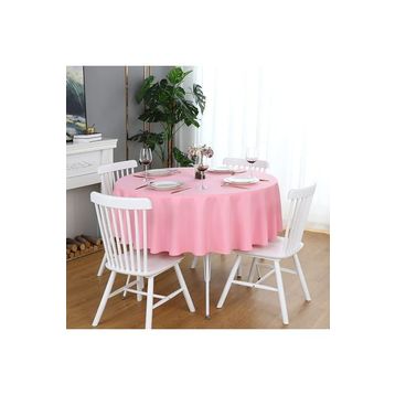 Zeren Home Pembe Sıvıya Dayanıklı Dertsiz Masa Örtüsü