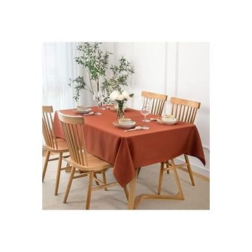 Zeren Home Sıvı Geçirmez Dertsiz Kiremit 130x170 cm Masa Örtüsü
