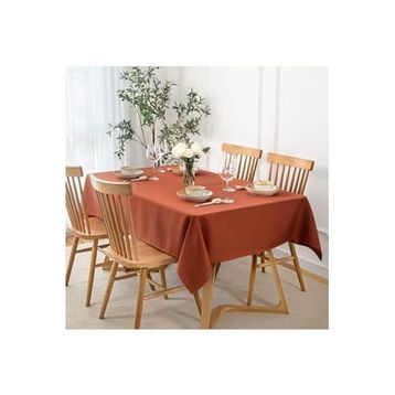 Zeren Home Sıvı Geçirmez Dertsiz Kiremit 160x260 cm Masa Örtüsü