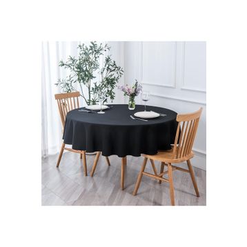 Zeren Home Siyah Sıvıya Dayanıklı Dertsiz Masa Örtüsü