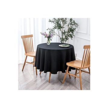 Zeren Home Siyah Sıvıya Dayanıklı Dertsiz Masa Örtüsü