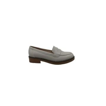 Zerhan 2404 Krem Kadın Loafer Ayakkabı