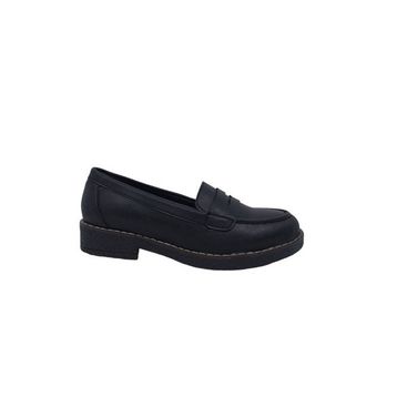Zerhan 2404 Siyah Kadın Loafer Ayakkabı