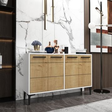 Zerka Concept Marden Beyaz Meşe Tv Ünitesi