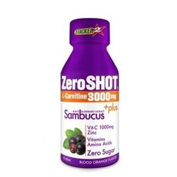 ZeroShot L-Carnitine 3000 mg Sambucus 12'li İçecek