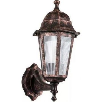 Zerpa Aydınlatma 20 cm x 37 cm Dekoratif Optik Altıgen Bakır Duvar Armatür Aplik