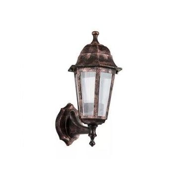Zerpa Aydınlatma 20 cm x 37 cm Dekoratif Optik Altıgen Bakır Duvar Armatür Aplik