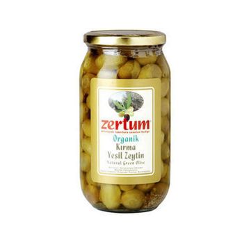 Zertum 1 kg Organik Yeşil Zeytin