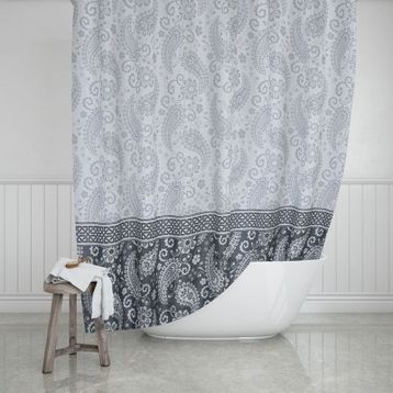 Zethome 2102 Evdy Çift Kanat 110x200 cm Duş Perdesi