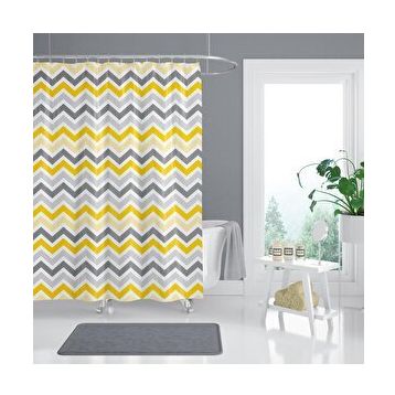 Zethome 4597 Çift Kanat 2x120x200 Tropik Banyo Duş Perdesi