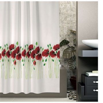 Zethome 5075 Tropik Çift Kanat Banyo Perdesi