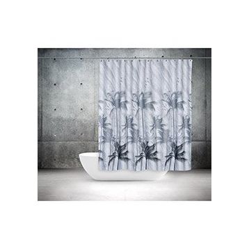 Zethome 5104 Tropik Çift Kanat Banyo Perdesi