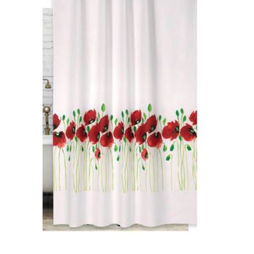 Zethome 7081 Tropik Çift Kanat 120x200 cm Duş Perdesi