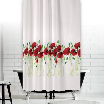 Zethome 7081 Tropik Çift Kanat 120x200 cm Duş Perdesi